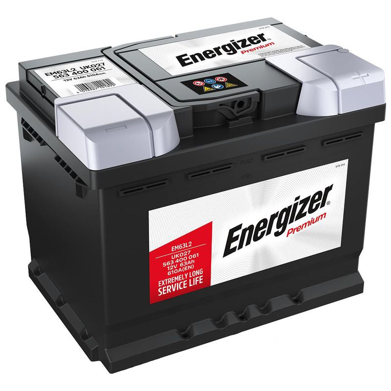ENERGIZER Premium 12 V 63 Ah +D