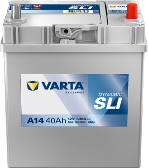 AKUMULATOR 12V-40AH L/D+ ASIA A14 VARTA DYNAMIC SLI