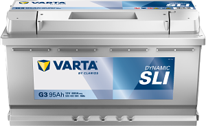 AKUMULATOR 12V-95AH D+ G3 VARTA DYNAMIC SLI