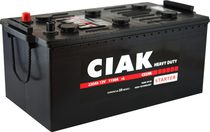 AKUMULATOR 12V-220AH L+ VVV CIAK TERETNI