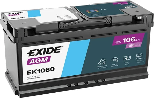 Exide Start&Stop AGM EK1060 12V 106Ah
