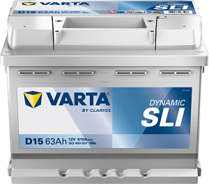 AKUMULATOR 12V-63AH D+ D15 VARTA DYNAMIC SLI