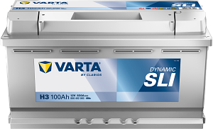 AKUMULATOR 12V-100AH D+ H3 VARTA DYNAMIC SLI