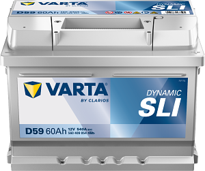 AKUMULATOR 12V-60AH D+ D59 VARTA DYNAMIC SLI