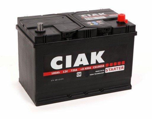 AKUMULATOR 12V-100AH L/D+ ASIA CS100DA CIAK STARTER