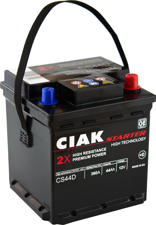 AKUMULATOR 12V-44AH D+ CIAK STARTER
