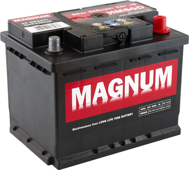 AKUMULATOR 12V-60AH D+ MAGNUM