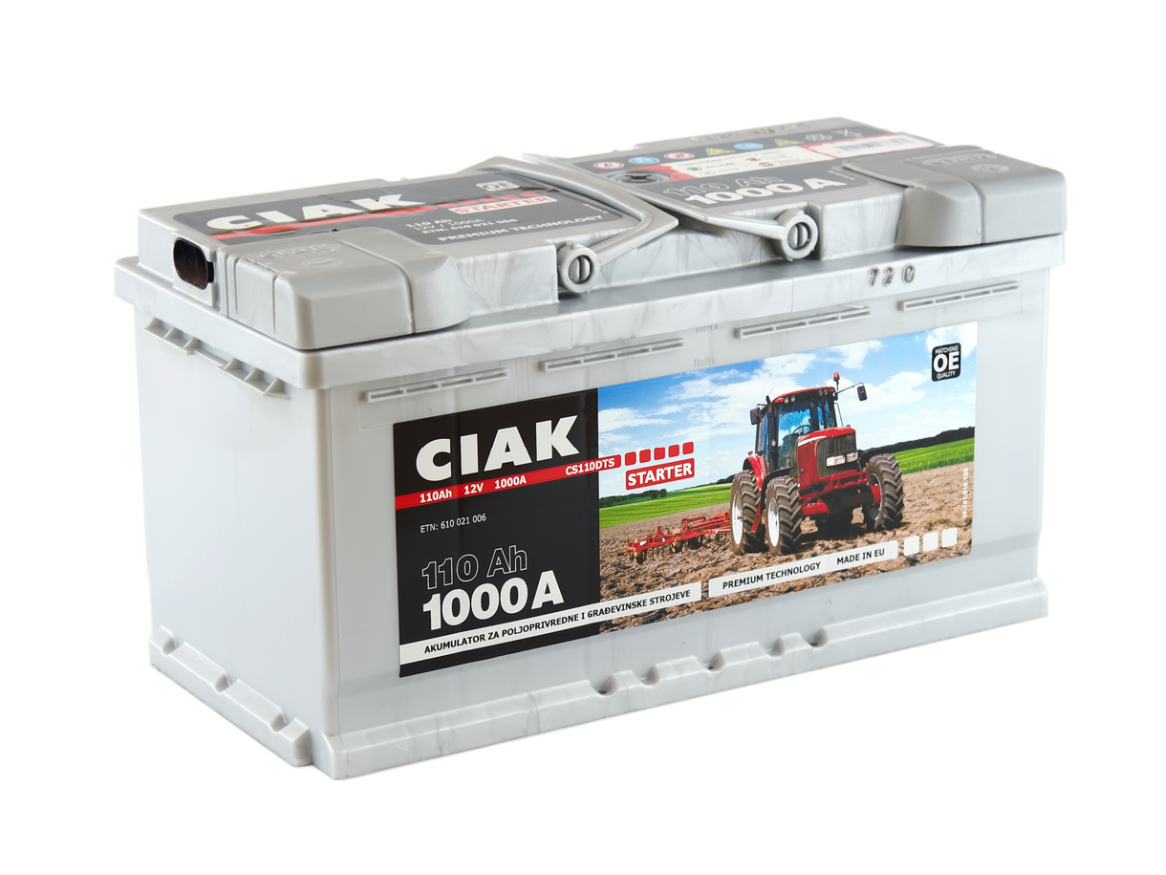 AKUMULATOR 12V-110AH D+ CS110DTS CIAK STARTER