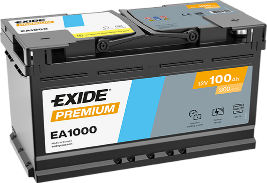 AKUMULATOR 12V-100AH D+ EA1000 EXIDE PREMIUM