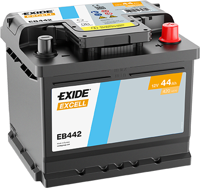 AKUMULATOR 12V-44AH D+ EB442 EXIDE EXCELL